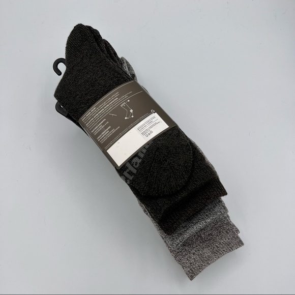 Timberland Wool Cushioned Crew Boot 4 Pairs Socks Men’s One Size NEW - Picture 6 of 6